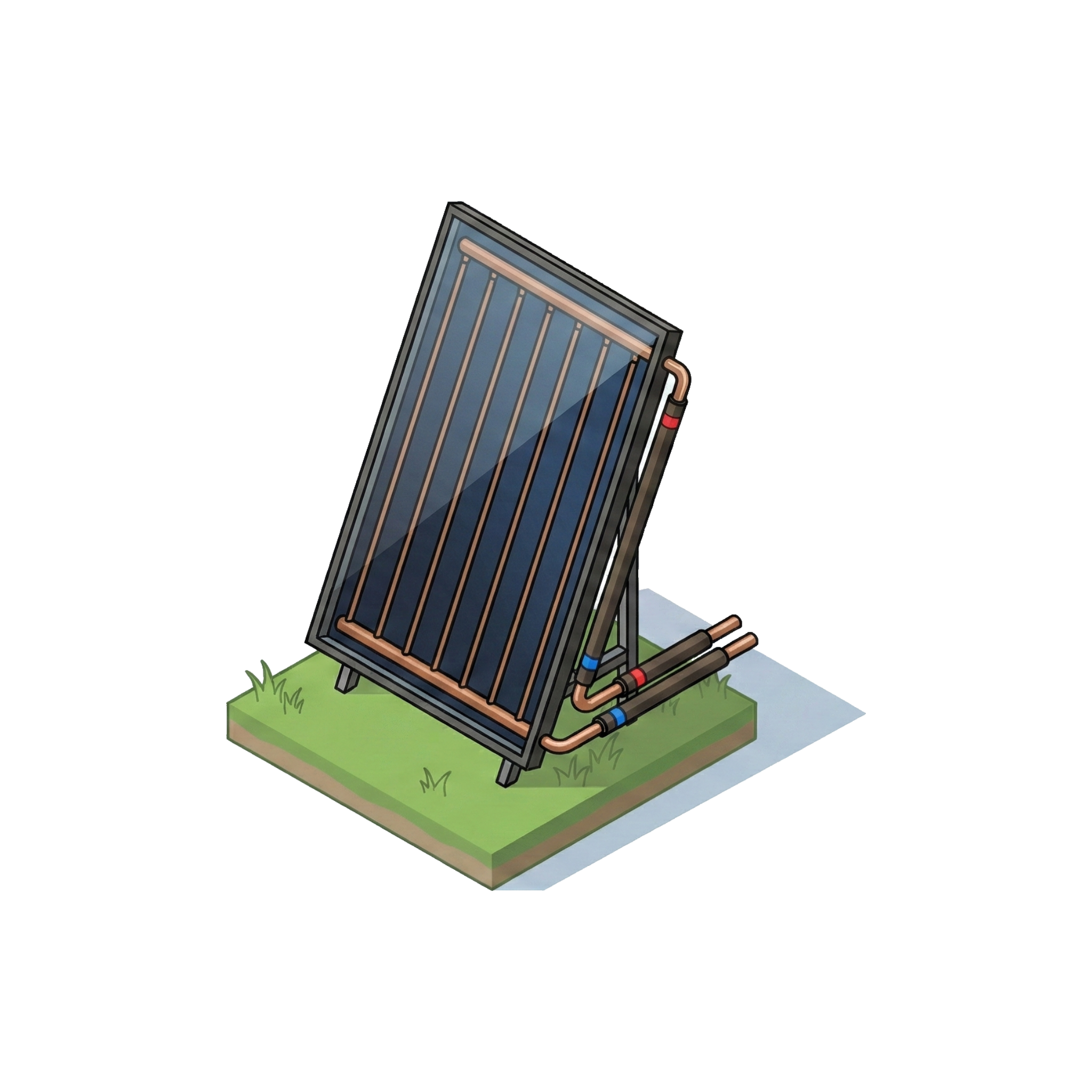 Icona solare termico